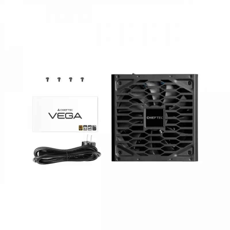 Chieftec Vega 750W Series PPG-750-S maitinimo blokas 20+4 kontaktų ATX ATX juodas