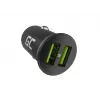 Automobilinis / patalpų kroviklis Green Cell CADM-GC-36AA 36 W 2× USB-A juodas, skirtas 3,6–12 V maitinimo šaltiniui