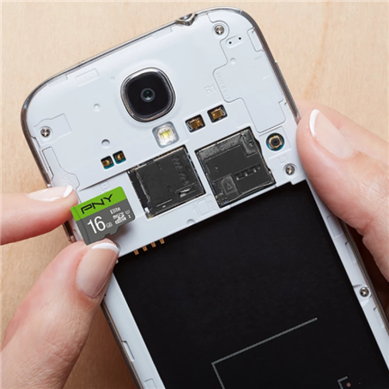 PNY Micro Sd Elite 16GB Class 10 Uhs-i U1 + SD adapteris Skaitymas 100 Mb/s