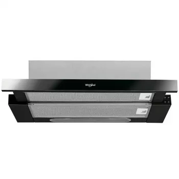 Pusiau įmontuojamas gartraukis WHIRLPOOL AKR750GK, 599 mm plotis, 304 m³/h, juodas