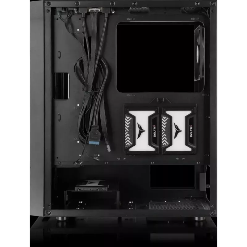 THERMALTAKE Korpusas Mid Tower - The Tower 600 - Juodas