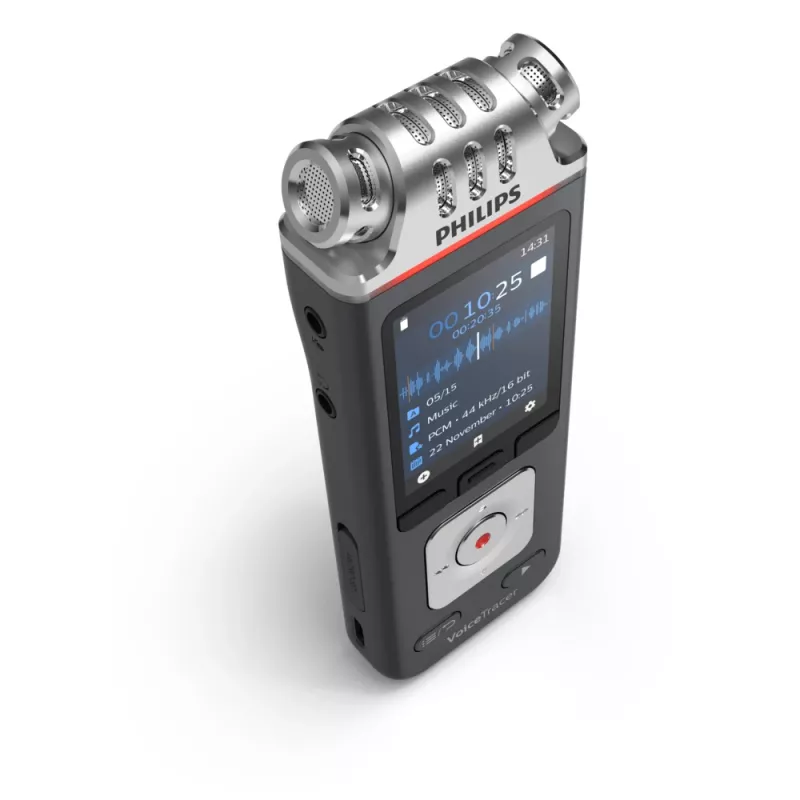 Philips VoiceTracer Juoda, Pilka