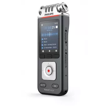 Philips VoiceTracer Juoda, Pilka