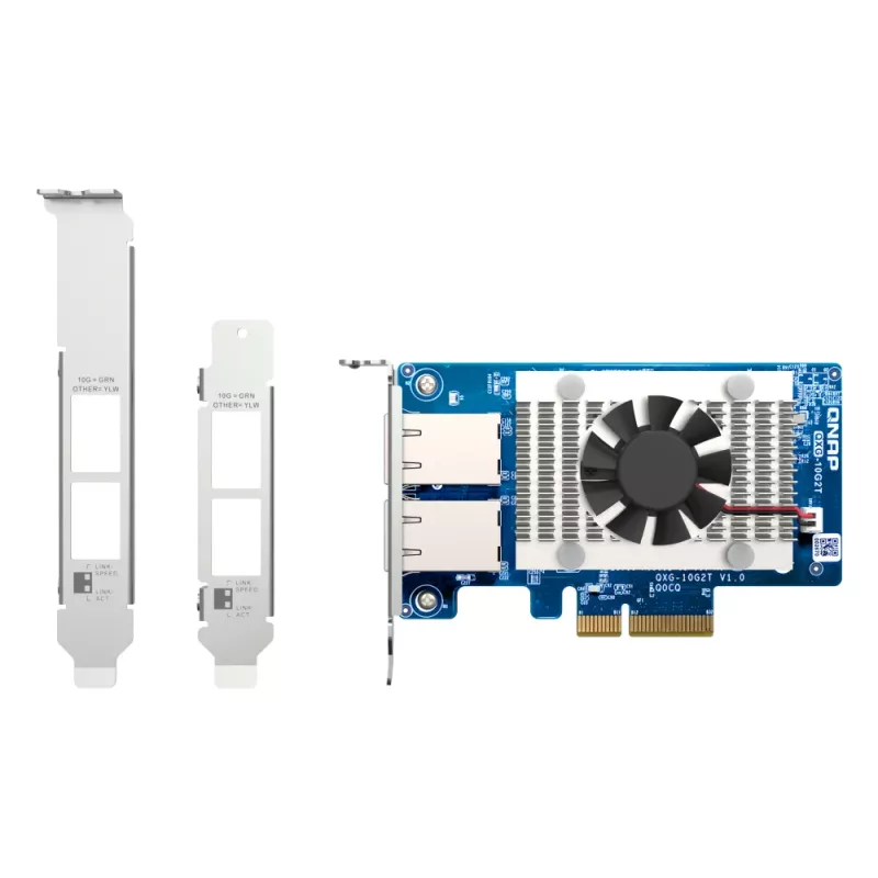 QNAP QXG-10G2T tinklo plokštė Vidinė Ethernet 10000 Mbit/s