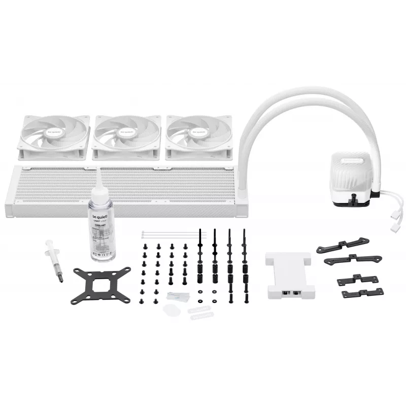 be quiet LIGHT LOOP 360mm baltas procesoriaus all-in-one skysčio aušintuvas 12 cm 1 vnt.