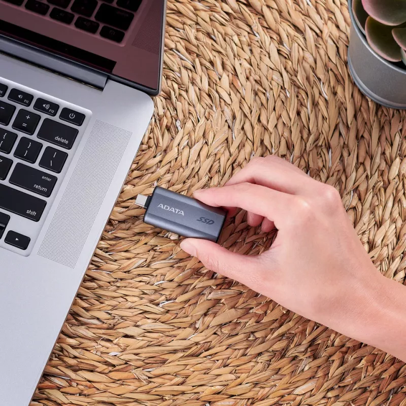 ADATA SC750 2 TB USB Type-C 3.2 Gen 2 (3.1 Gen 2) Pilka