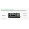 APC Back-UPS, 500VA/300W, montuojamas ant grindų/sienos, 230V, 8x CEE 7/3 Schuko lizdai, USB A tipo prievadas, vartotojo keičiama baterija