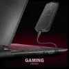 Axagon EEM2-GAM išorinis USB-C 10 Gbps metalinis dėklas M.2 NVMe ir SATA SSD diskams. Be varžtų
