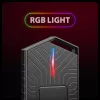 Axagon EEM2-GAM išorinis USB-C 10 Gbps metalinis dėklas M.2 NVMe ir SATA SSD diskams. Be varžtų