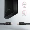 Axagon EEM2-UB2 išorinis USB-C 10 Gbps metalinis dėklas M.2 NVMe SSD diskams. Juodas.