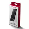 Axagon EEM2-UB2 išorinis USB-C 10 Gbps metalinis dėklas M.2 NVMe SSD diskams. Juodas.