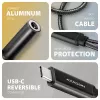 Axagon ADA-HCPD USB-C į 3,5 mm lizdą – Hi-Fi DAC garso adapteris, 384 kHz / 32 bitų, 60 W PD