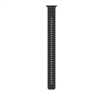 APPLE 49mm juoda Ocean dirželio prailginimo dalis – juodos spalvos titano apdaila
