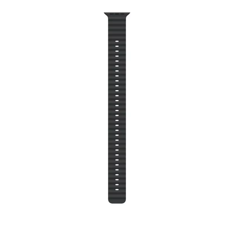 APPLE 49mm juoda Ocean dirželio prailginimo dalis – juodos spalvos titano apdaila