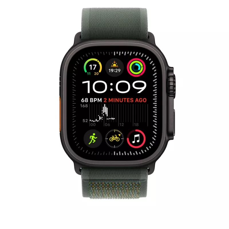 Band Apple 49mm Green Trail Loop S/M Juoda Titanium Finish