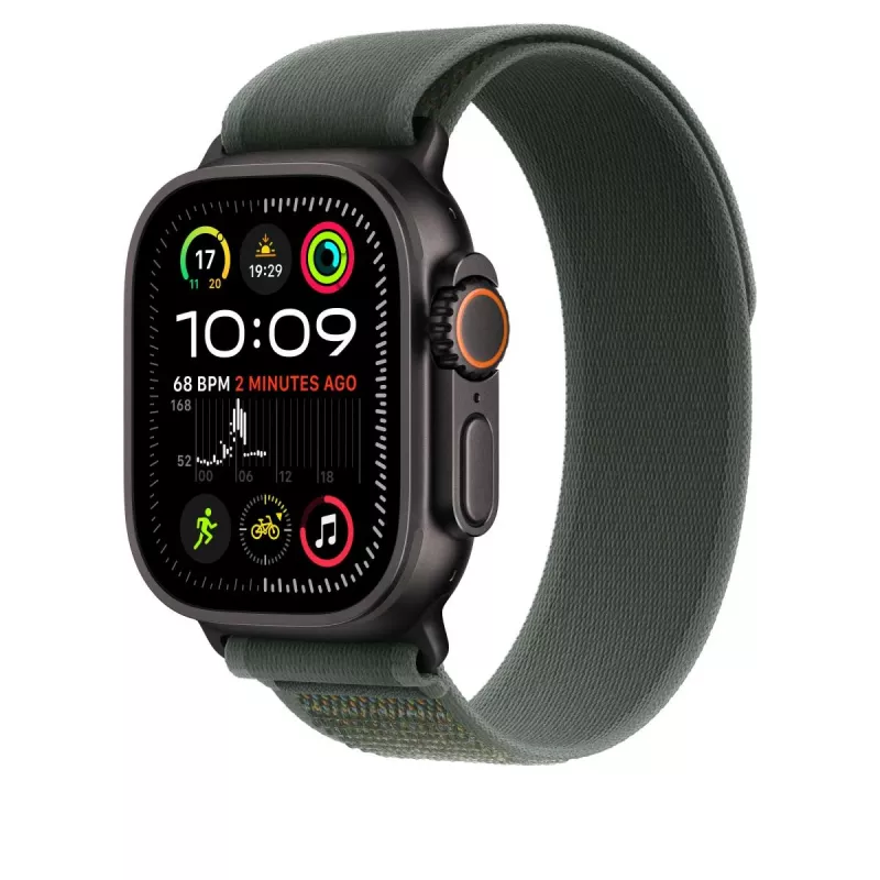 Band Apple 49mm Green Trail Loop S/M Juoda Titanium Finish