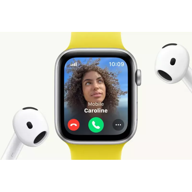 Išmanusis laikrodis „Apple Watch SE GPS 44 mm“ vidurnakčio aliuminio korpusas juodas