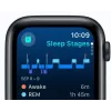 Išmanusis laikrodis „Apple Watch SE GPS 44 mm“ vidurnakčio aliuminio korpusas juodas