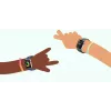 Išmanusis laikrodis „Apple Watch SE GPS 44 mm“ vidurnakčio aliuminio korpusas juodas