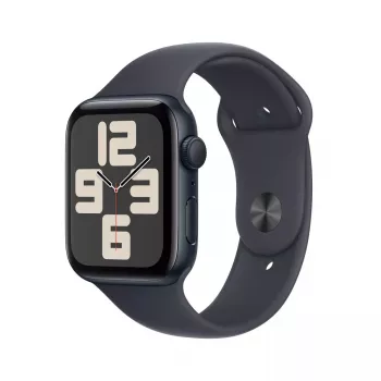 Išmanusis laikrodis „Apple Watch SE GPS 44 mm“ vidurnakčio aliuminio korpusas juodas