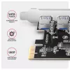Axagon PCEU-430RS PCIe valdiklis 4x išor. USB-A 5Gbps prievadas