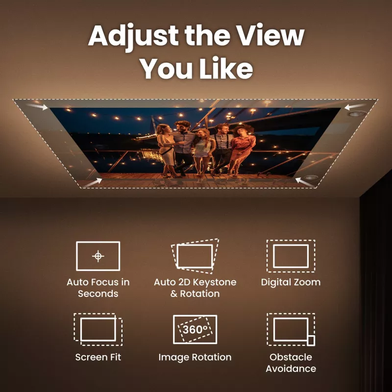 BenQ GV50 Standartinis projektorius 500 ANSI liumenų DLP 1080p (1920x1080) Baltas