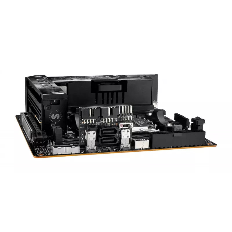 Pagrindinė plokštė ASUS ROG STRIX X870-I GAMING WIFI mini ITX · AMD X870 · Socket AM5 · DDR5 · 2 DIMM · Wi‑Fi 7 · Bluetooth 5.4