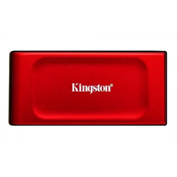 Kingston Technology 2TB XS1000 raudonas išorinis USB 3.2 Gen 2 nešiojamasis kietojo kūno diskas