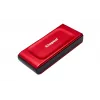 Kingston Technology 2TB XS1000 raudonas išorinis USB 3.2 Gen 2 nešiojamasis kietojo kūno diskas