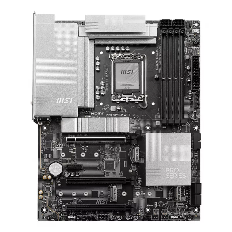 MSI PRO Z890-P WIFI pagrindinė plokštė Intel Z890 LGA 1851 (Socket V1) ATX