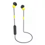 Hama Freedom Athletics II Ausinės Belaidės Užkabinamos, Įdedamos Skambučiams / Muzikai Bluetooth Juoda, Geltona