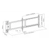 TV sieninis laikiklis TECHLY 368697 32–75 colių ekranams, elektrinis reguliavimas, maks. apkrova 50 kg