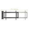TV sieninis laikiklis TECHLY 368697 32–75 colių ekranams, elektrinis reguliavimas, maks. apkrova 50 kg
