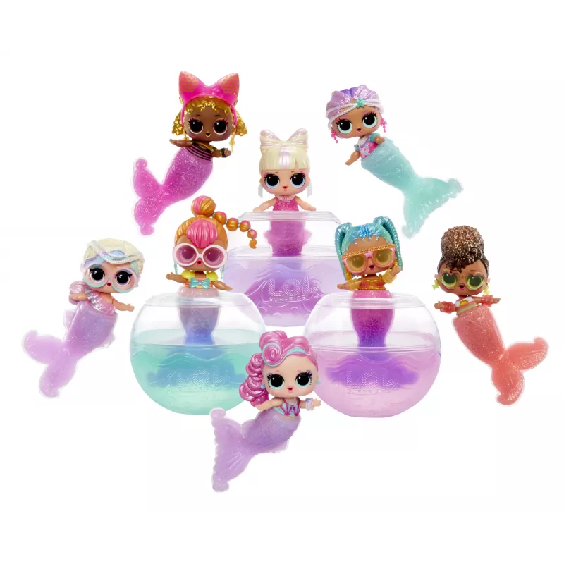 L.O.L. Surprise Mermaids Tots - Pasigamink savo spalvą keičiančias uodegas