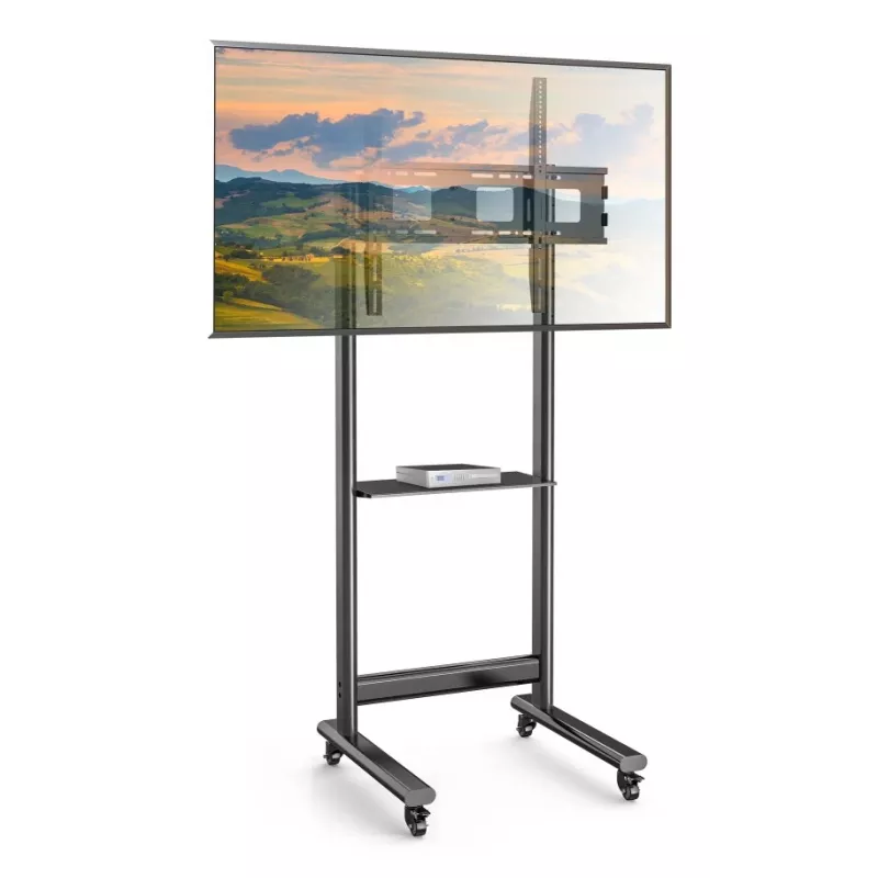 Techly ICA-TR74 TV laikiklis/stovas 2,29 m (90 colių) Juodas