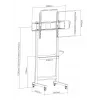 Techly ICA-TR74 TV laikiklis/stovas 2,29 m (90 colių) Juodas