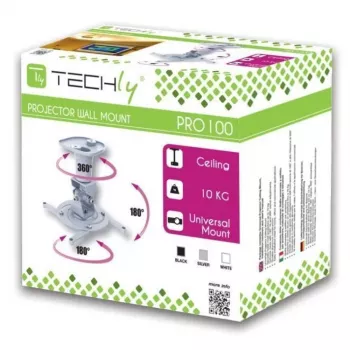 Techly Universal Ceiling Bracket for Projector, Juoda ICA-PM 100BK