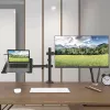 Techly ICA-LCD 174NB monitoriaus laikiklis / stovas 81,3 cm (32 col.) Stalinis Juodas