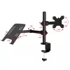 Techly ICA-LCD 174NB monitoriaus laikiklis / stovas 81,3 cm (32 col.) Stalinis Juodas