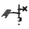 Techly ICA-LCD 174NB monitoriaus laikiklis / stovas 81,3 cm (32 col.) Stalinis Juodas
