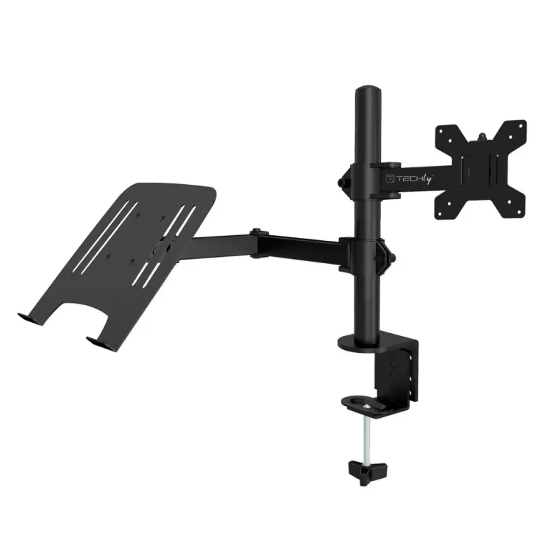 Techly ICA-LCD 174NB monitoriaus laikiklis / stovas 81,3 cm (32 col.) Stalinis Juodas