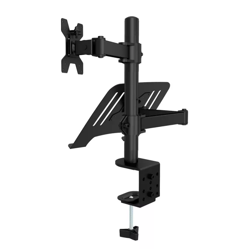 Techly ICA-LCD 174NB monitoriaus laikiklis / stovas 81,3 cm (32 col.) Stalinis Juodas