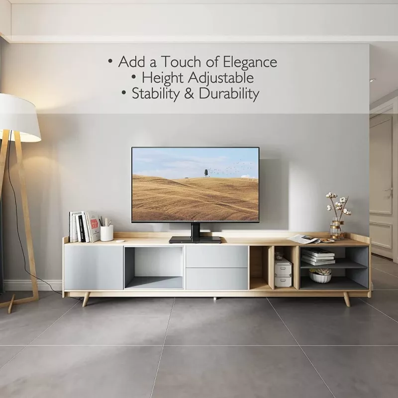 Techly ICA-LCD S07L TV laikiklis/stovas 165,1 cm (65 colių) juodas