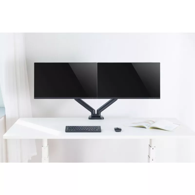 Techly ICA-LCD 462B monitoriaus laikiklis / stovas 81,3 cm (32 colių) Stalinis Juodas