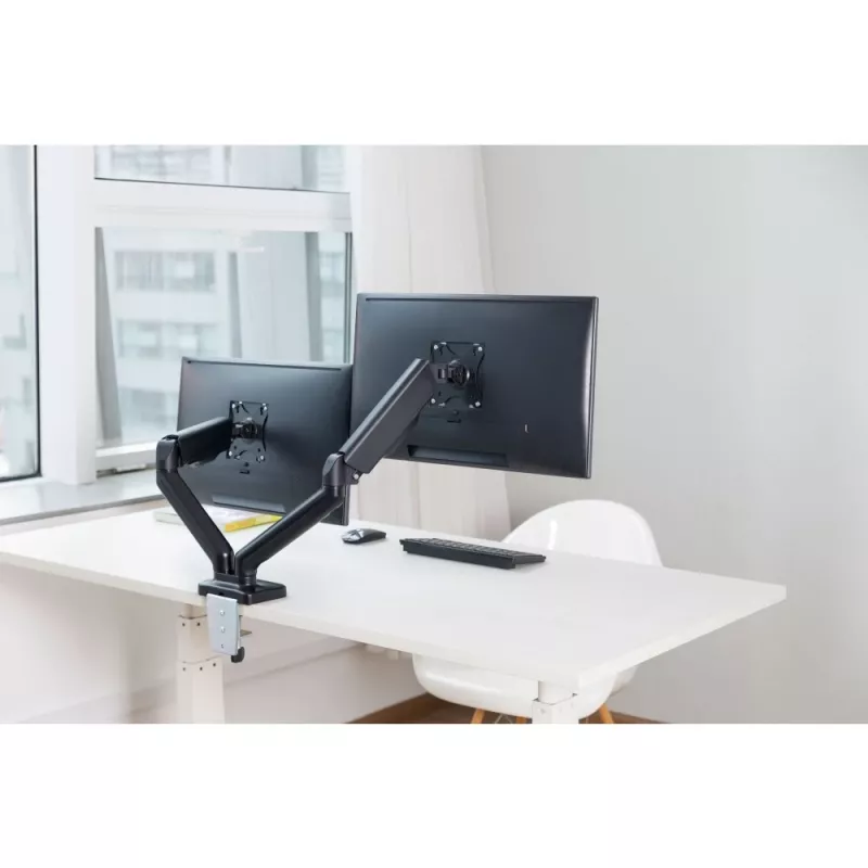 Techly ICA-LCD 462B monitoriaus laikiklis / stovas 81,3 cm (32 colių) Stalinis Juodas