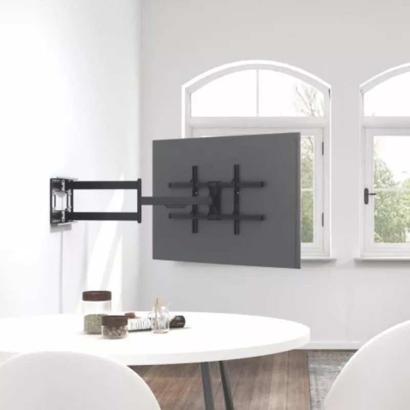 Techly ICA-PLB 490 TV laikiklis/stovas 2,03 m (80 colių) juodas