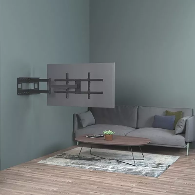 Techly ICA-PLB 490 TV laikiklis/stovas 2,03 m (80 colių) juodas