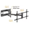 Techly ICA-PLB 490 TV laikiklis/stovas 2,03 m (80 colių) juodas