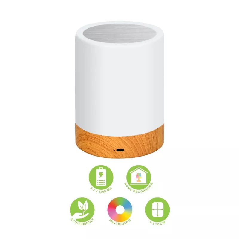Stalinė lempa Techly I-LED TOUCH 1.6 W balta LED jutiklinis valdymas
