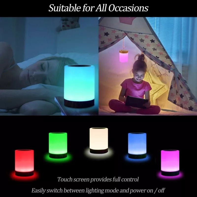 Stalinė lempa Techly I-LED TOUCH 1.6 W balta LED jutiklinis valdymas